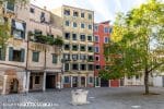 Campo di Ghetto Nuovo in één van de wijken van Venetië