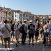 Toeristen op de Rialtobrug in Venetiënbsp