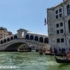 Rialtobrug in Venetië vanaf het waternbsp