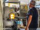 Demonstratie in een glasfabriek in Murano 