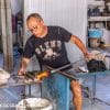 Demonstratie in een glasfabriek in Murano 